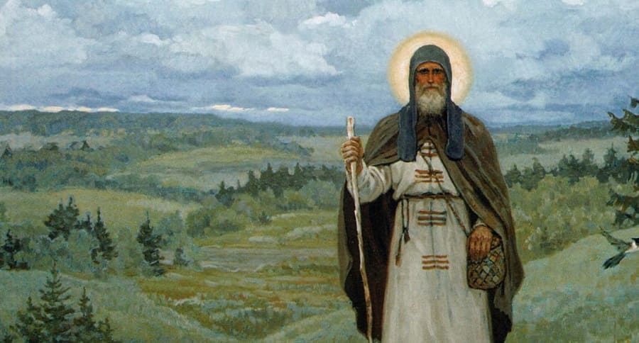 Кончина преп. Сергия Радонежского