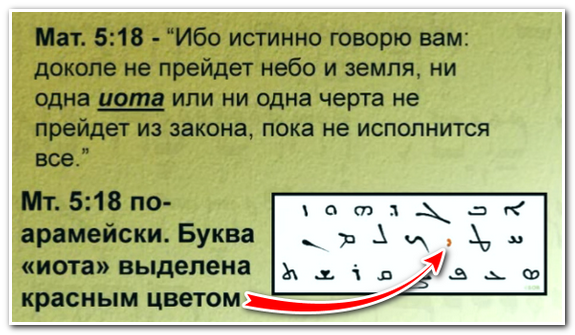 "Ни одна йота, ни одна черта не прейдет из Закона"