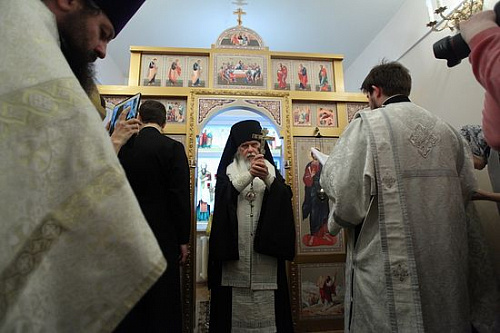 Освящение храма в честь св.врача Евгения Боткина