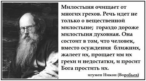 Не творите милостыни пред человеки