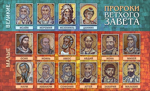 Хронологическая таблица пророков-писателей